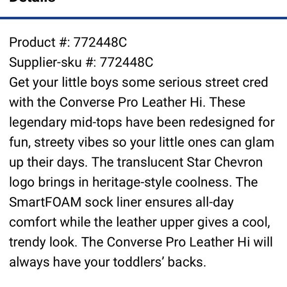 Converse Baby Jump Ball Pro Leather High Top Sneakers Toddler Infant Boy 4 White - Picture 9 of 10